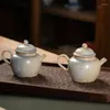 Чайные наборы сосновой иглы для ручной работы в ручной работы джингхэнь глазурь печь из изысканную чайную чайную чайную чайную чай