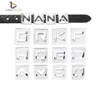 130pcs 8 mm puste litery English Alphabet AZ DIY Slajd Letter Charm Fit Bransoletka LSSL0107786218