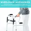 Stoelbedekkingen Grip Non-Slip Walker Cover Dagelijks gebruik rolstoel polyester pad slijtage Black handgrepen