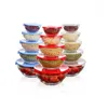 Bowls 5pcs Glass Mixing Bowl Set Retain Freshness With PP Cover Each