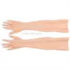 Siliconen kunstmatige mannequin voor vrouwelijke, body fingernail prothetische rekwisieten, medische cosmetologie, na de hand, 60 cm, 1pair