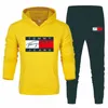 Aangepaste ontwerp mannen joggen tracksuit heren hoodie jogger loopt paker