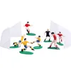 Nieuwe 3style 9pcs/set voetbal game voetbalcake topper decor model voetbalfeestje gelukkige verjaardag feestbenodigdheden voetballers figuur