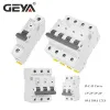 GEYA GYM9-125 AC BRUSSER CIRCUIT ELECTRICAL 80A 100A 125A 1P 2P 3P 4P AC 230V 400V 6KA MCB