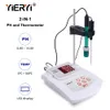 Yieryi PHS-3C PH TETERSTER LABORATORY ACIDIDE METTER DIGITAL WATER Quality Analyzer sonde Connecteur Connecteur Connecteur