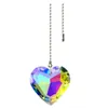 CAMAL 1PCS 45/76 mm Suncatcher Crystal Pented Prisms suspendus Craft Craft Rainbow Garland Outdoor Garden Car Home