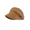 Berets Literary Retro British Style Autumn Winter All-match Solid Color Painter Hat Women Cap Suede Warm Korean