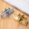 Door Spring Hinge 1 Set Compact 90 Degree Positioning Rustproof Wear Resistant Wood Door Spring Closer for Furniture