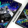 F1 Racing Car Graffiti Poster Stampe Art Abstract Tela Painting Fresco Racing Wall Art Pictures per casa Decorazione per ragazzi Murale