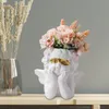 Angel Statue Crafted Planter Pot Pot Flower Vase Vase Pot pour la maison