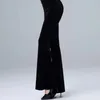 Chude damskie spodnie długie Slim Sexy Solidne spodnie dla kobiet Flare Odzież Przezroczyste legginsy trendy 2023 Wysokiej jakości vintage