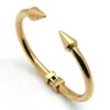 Luxurious Fashion gold silver double narrow cuff bangle bracelet for men or women