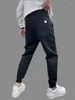 Men's Pants Casual Elastic Waist With Great Elasticity Street Hipster Knitted Trousers Bundle-necked TrousersSpring