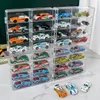 1:32 / 1:64 Blocchi di display per auto giocattolo Blocchi di stoccaggio modello Small Box per la polvere per bambini