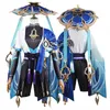 Wanderer Scaramouche Cosplay Genshin Impact Scaramouche Cosplay Kostüm Uniform Kleidung Perücke Voller Anzug Spiel Scaramouche Kostüme