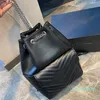 Designer -Backpack luxurys women backpacks Leather sliver hadrware Bags Messenger Schoolbags Handbags Shopping