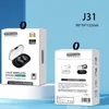 OWS J31 Xiaomi Redmi Bluetooth Eor Hook 이어폰 무선 헤드셋 TWS 스테레오 이어 버드 Hifi 헤드폰 모든 전화 용 타입 C 충전 포트가있는 방수 스포츠