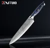 Xituo Hoogwaardige 8quotinch Damascus Chef Knife AUS10 Roestvrij stalen keukenmes Japans Santoku Cleaver Meat Slicing mes3512183