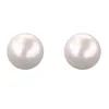925 Sterling Srebrne Australijskie Białe Perły Kolczyki z wysokiej klasy „Kobietowy temperament”