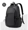 Sac à dos de grande capacité Men Nylon Black College étudiant Sacs d'étudiants pour les adolescents back-back pack