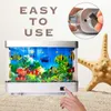 Künstliche tropische Fischtanklampen Aquarium Dekorative Nachtleuchte virtuelle Ozean Dynamische LED -Tischlampe süßes Zimmer Dekor Geschenk