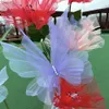 Large Scale Silk Screen Flower Butterfly Combination Wedding Background, Road Guidance Decoration, Birthday Party Event Site Decoration