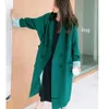 Plus w rozmiarze 6xl 150 kg Hotsale Spring Krajowy płaszcz Kobiet długi garnitur Long Trend Lady Trend Casual Green Blakc Kurtka