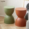 Gangronde krukken voetenbank Ottomans woonkamer minimalistische creatieve verdikte plastic schoen veranderen krukplaats meubels