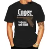 Pistole T-shirt Luger Premium 08, Parabellum, Selbstladepistole, Deutschland Vêtements Men Femmes Femmes Décline Tee Streetwear Classic