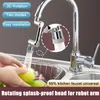 1080 ﾰ 2 Modi Plastic Roterende kraan Extender Koper Anti Splash Saving Water Universal Keuken Tap Ader Bubbler Nozzle