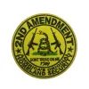 VS 2e amendement 1789 geborduurde stof patch adelaar dubbele pistool schedelzak patches geborduurde vlekken voor kledingdap hookloop