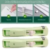 Durable Push Stapler Binder Clips Paper Clamps Labor-saving Paper Clam Desk Document Push Stapler School Supplies