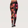 Leggings à vente chaude pour femmes plus taille pantalon imprimé de la Saint-Valentin