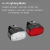 Cykelljus MTB bakre ridning LED -bakljus USB laddningsbar varning Front Light Riding Headlight Portable Cycling Lamp