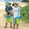 Grand sac de plage pliable Enfants Sand à l'extérieur Protable Sac en mailles