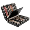 Boîtes de montre 2/4/8 Slots Portable Organizer Boîte à zipper Affichage à zéro Collecteur de boîtier de voyage
