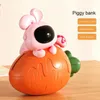 Decorative Figurines Cartoon Piggy Bank Saving Pot Night Light Ornament Children Money Box Ambient Toy Year Gift