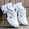 Sneaker in pelle bianca Scarpe da golf casual maschile uomo blu cuneta scarpe da corsa con marchio maschio Tenis drop shipping