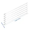 6pcs Venetian Blind Rouge de rideau magnétique Bouteaux accessoires Bouteau de bureau en plastique transparent Kit de fournitures de baguettes verticales