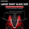 Motorcycle Rearview Mirrors Wind Wing Adjustable Side Mirror for Kawasaki ZX6R ZX10R ZX12R Ninja 250 300 400 H2 H4 For Honda CBR