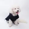 Habitant de vêtements pour chiens Keep tièvement du gilet en coton Glow en manteau foncé