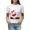 Polos femininos risos-Happy Tree Friends T-shirt Tees Tops Kawaii Roupas Branca camisetas para mulheres