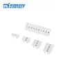 Terminal Block Marker Strip Lable 10pcs ZB 3.5 / 4/5/6/8/10 ZBFM 3.5 / 5/6 Numéro Tag 10 Seat Din Rail Connector Striches Zack Marquage