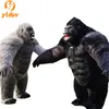 Inflatable King Kong Costume For Adult Halloween Plush Furry Gorilla Mascot Cosplay Costumes Animal Venice Carnival Suit Fursuit