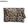 Shoulder Bags Casual For Women 2024 Animal Print Leopard Clutch Female Fashion Design Leather Wallet Messenger Bag Ladies Elegant Handbag