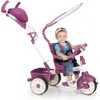 Little Tikes 4-i-1 Trike Ride på Pink/Purple Sports Edition Red-Perfekt utomhusleksak för flickor, justerbar och rolig att rida