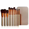 Makeup Brushes 12 PCS Cosmetic Facial Make Up Brush Tools Set Kit med Retail Box 3846 Drop Delivery Health Beauty Accessories Otjxa