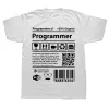 Funny Stack Overflow T-Shirt-Programmierer Barcode T-Shirt-Codierung Entwickler T-Shirt-Programmiersoftware Ingenieur Tees DevOps T-Shirt