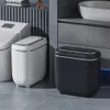 Coupchoirs à déchets 14L Salle de bain Capteur automatique Les poubelles peuvent étroiter les poubelles intelligentes peuvent être imperméables poubelle avec couvercle charin charik basket Smart Home L49