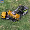 1/14 Huina 1593 573 540 RC Excavator Dumper Truck Crawler 2.4g Remote Control Chargeur de tracteur en alliage